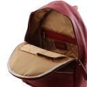 TL Bag Soft Leather Backpack for Women Bordeaux TL141320