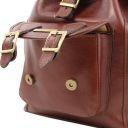 Kobe Кожаный рюкзак Темно-коричневый TL141342