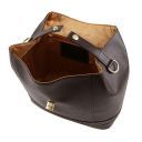 TL KEYLUCK Saffiano Leather Convertible bag Dark Brown TL141360