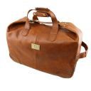 Barbados Trolley Leather bag Brown TL141537