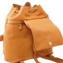Sapporo Soft Leather Backpack for Women Коньяк TL141553