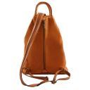 Shanghai Leather Backpack Beige TL141608