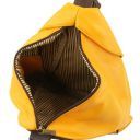 Delhi Leather Backpack Beige TL141623