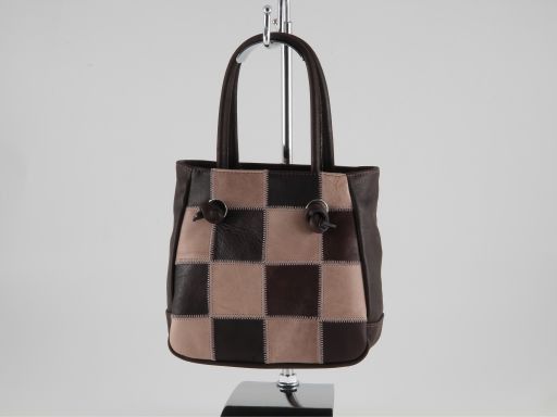 Allegra Leather Handbag Темно-коричневый TL140851