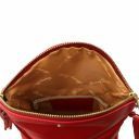 TL Young bag Schultertasche aus Leder mit Quasten Rot TL141153