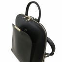 TL Bag Saffiano Leather Backpack for Women Black TL141631