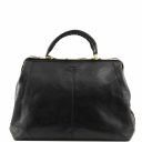 Donatello Doctor Leather bag - Large Size Black TL140959