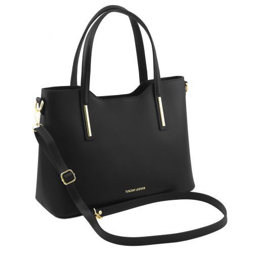 Olimpia Leather tote Black TL141412