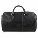 Lisbona Travel Leather Duffle bag - Large Size Black TL141657