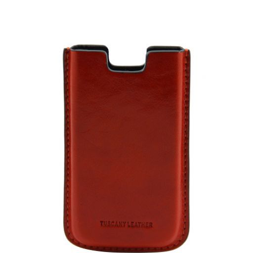 Эксклюзивный кожаный чехол для IPhone4/4s Оранжевый TL141124