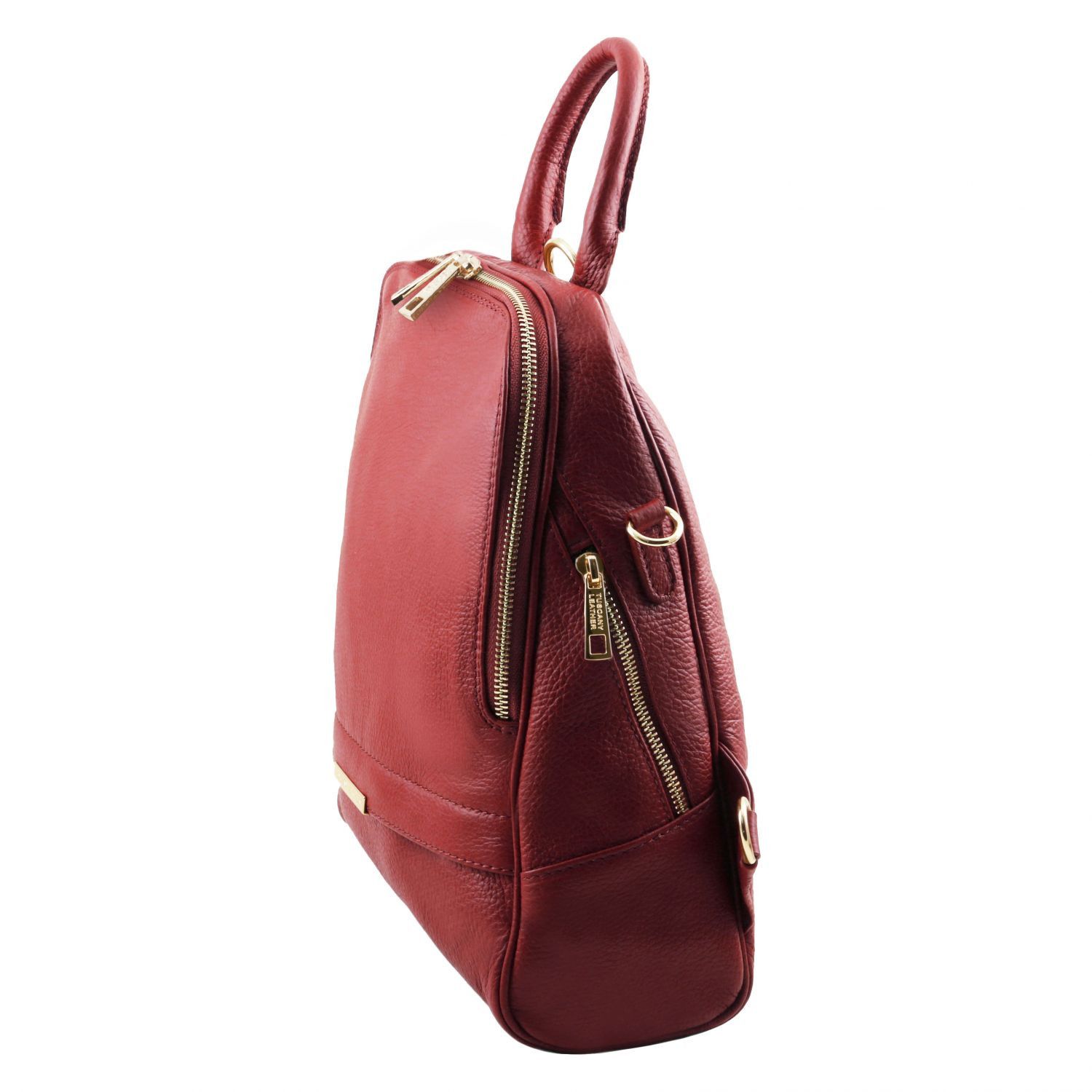 TL Bag Soft Leather Backpack for Women Red TL141376