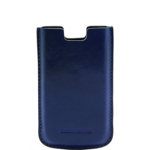 Эксклюзивный кожаный чехол для IPhone SE/5s/5 Синий TL141128