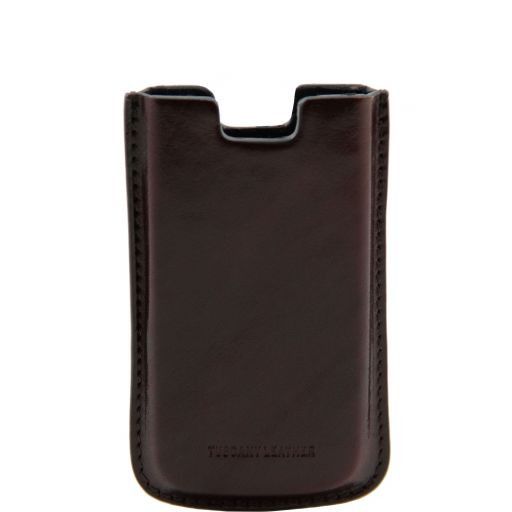 Эксклюзивный кожаный чехол для IPhone SE/5s/5 Темно-коричневый TL141128