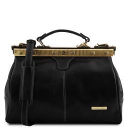 Michelangelo Borsa Medico in Pelle Nero TL10038