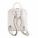 TL Bag Saffiano Leather Backpack for Women White TL141631