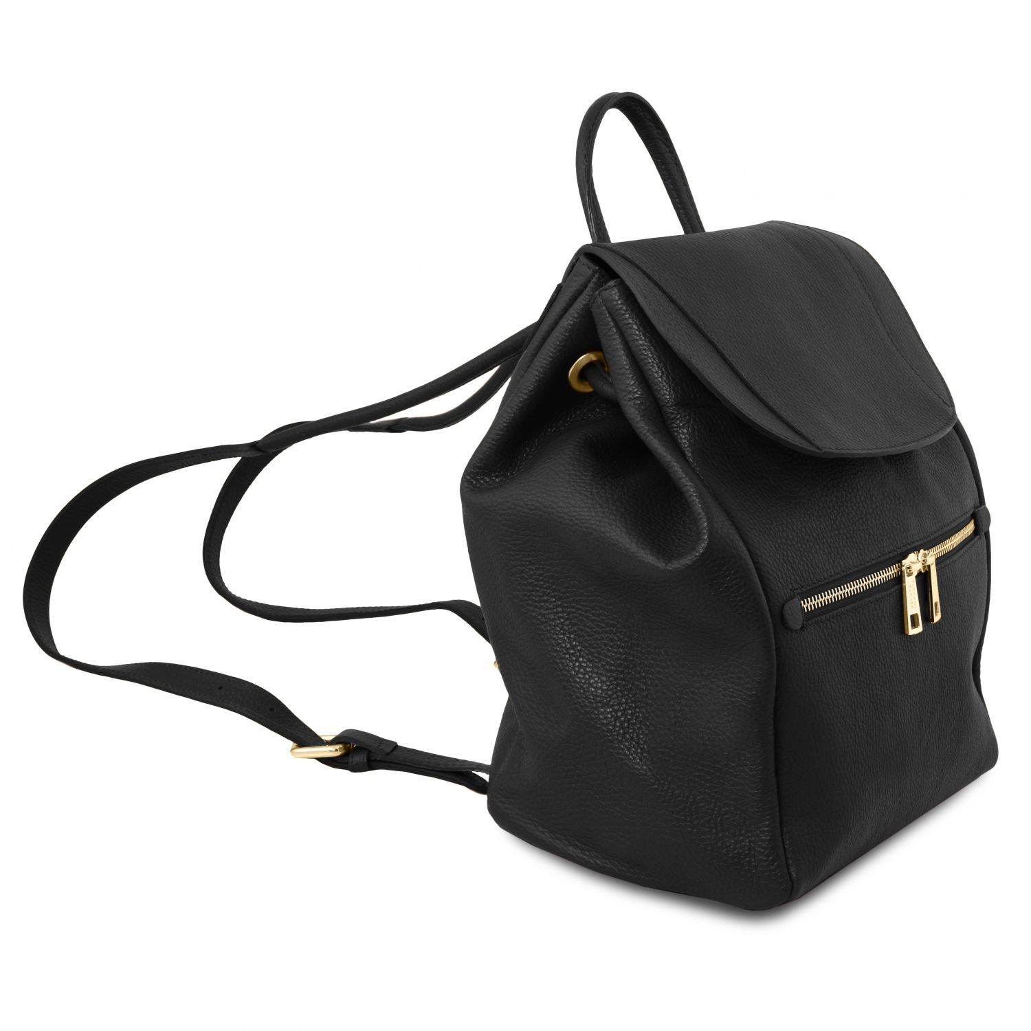 TL Bag Soft Leather Backpack for Women Black TL141697