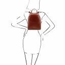 TL Bag Small Leather Backpack for Woman Коричневый TL141614