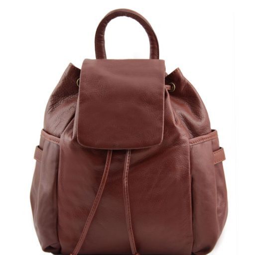 Kathmandu Leather Backpack Brown TL141202