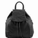 Kathmandu Leather Backpack Black TL141202