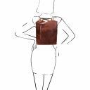 Patty Leather Convertible bag Brown TL141497