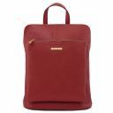 TL Bag Soft Leather Backpack for Women Red TL141682