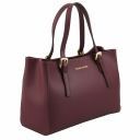 Aura Leather Handbag Bordeaux TL141434
