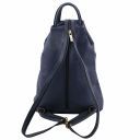 Shanghai Leather Backpack Dark Blue TL140963