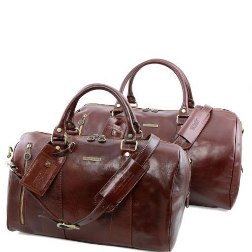 polo leather travel bag