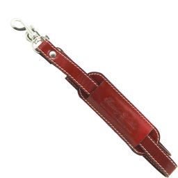 Adjustable travel bag leather shoulder strap Red SP141028