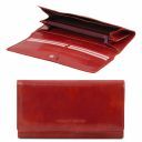 Эксклюзивный кожаный бумажник для женщин Красный TL140787