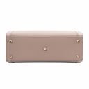 Lara Leather Handbag With Front zip Nude TL141644