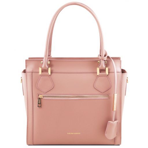 Lara Ledertasche mit Reißverschlussfach Ballet Pink TL141644