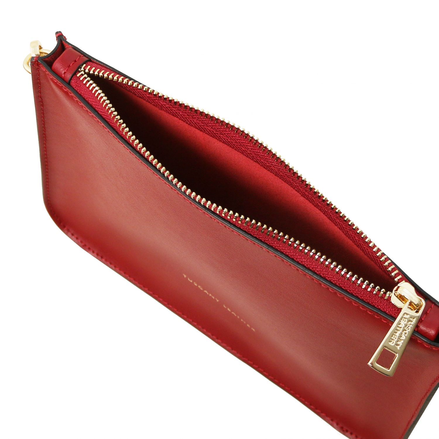 Cassandra Leather Clutch Handbag Red TL141870