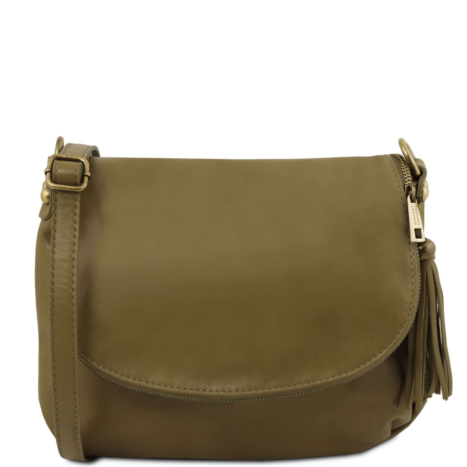 olive green shoulder bag