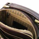 Paul Leather Crossbody Bag Dark Brown TL141916