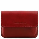 Exklusive Visitenkartenetui aus Leder Rot TL141378