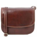 Greta Lady Leather bag Brown TL141958