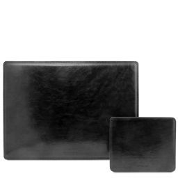 Office Set Leather desk pad and mouse pad Black TL141980