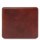 Office Set Sous-main de Bureau et Tapis de Souris en Cuir Marron TL141980