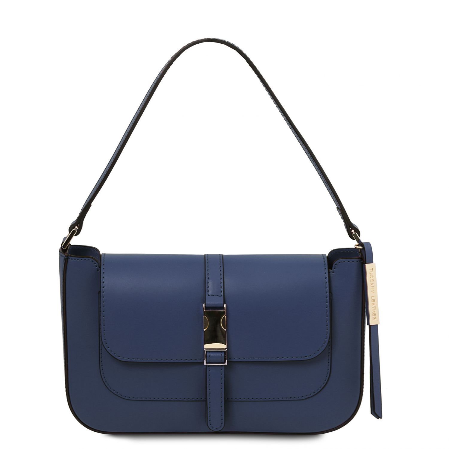 dark blue clutch bag