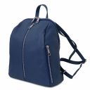 TL Bag Soft Leather Backpack for Women Dark Blue TL141982