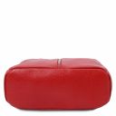 TL Bag Lederrucksack Für Damen aus Weichem Leder Lipstick Rot TL141982