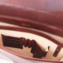 Amalfi Кожаный портфель с одним отделением Красный TL141351