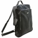 Bangkok Leather Laptop Backpack - Large Size Черный TL141987