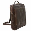 Bangkok Sac à dos en Cuir Porte Ordinateur - Grand Modèle Marron foncé TL141987