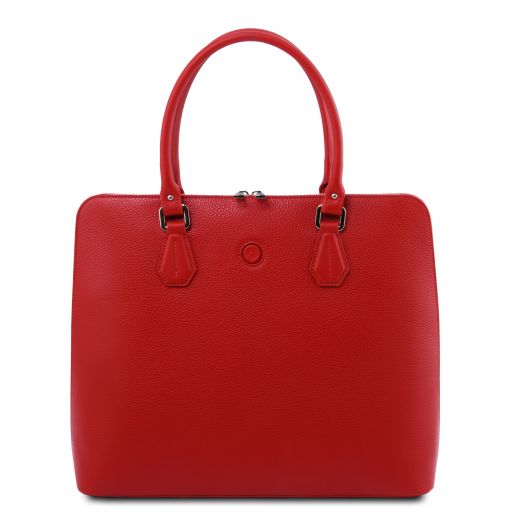 Magnolia Leather Business bag for Women Lipstick Red TL141809