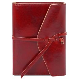 Diario / Taccuino in Pelle Rosso TL142027