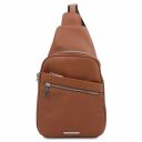 Albert Soft Leather Crossover bag Cognac TL142022