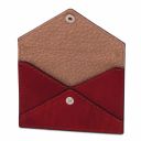 Leather business card / credit card holder Red TL142036