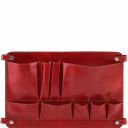 TL Smart Module Modulo Multifunzione in Pelle con Tasche Rosso TL141520